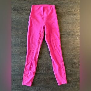 lululemon athletica Hot Pink High-Rise Leggings